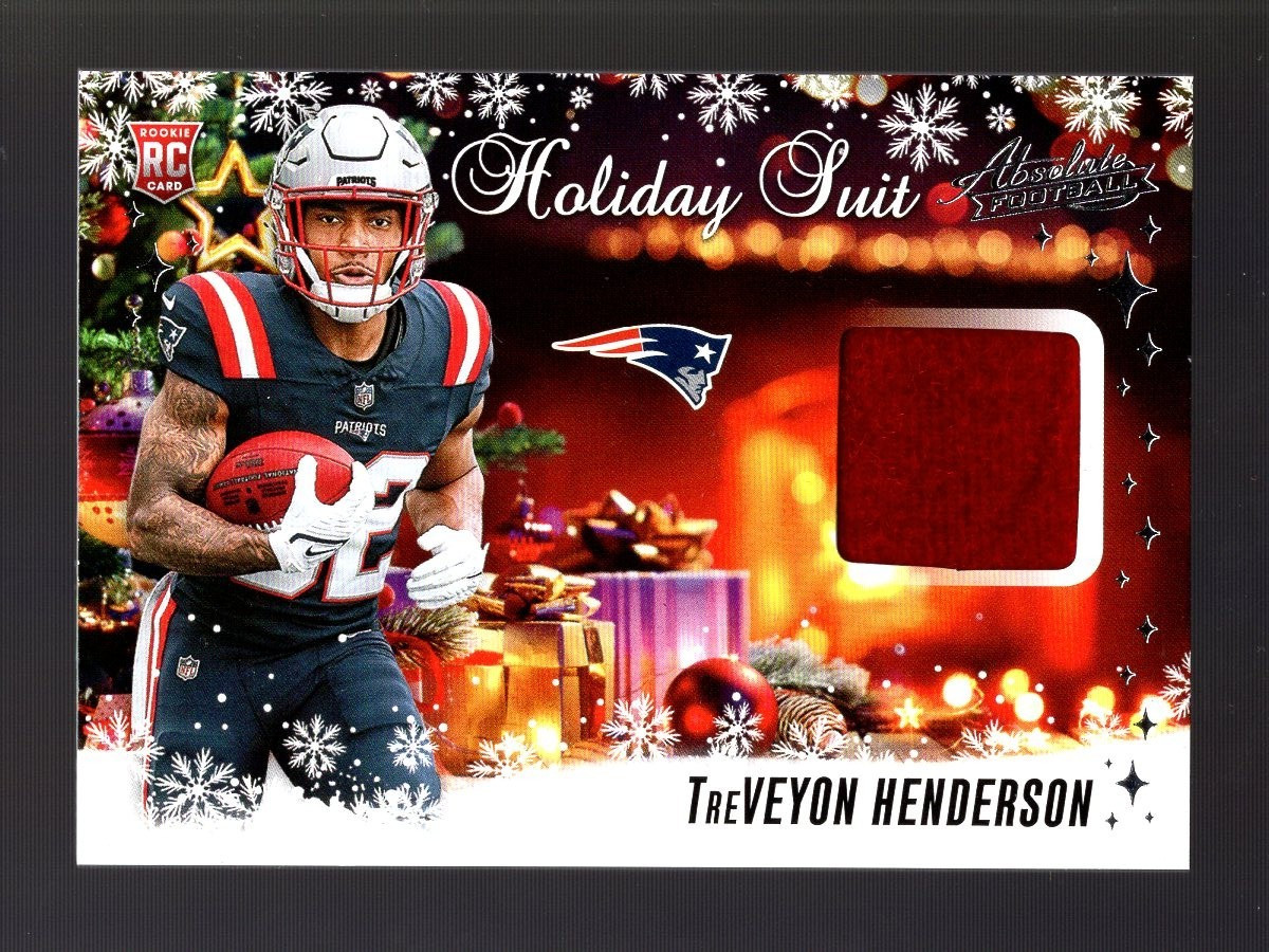 TreVeyon Henderson Panini Absolute Holiday Suit Relics #HSTHN Base