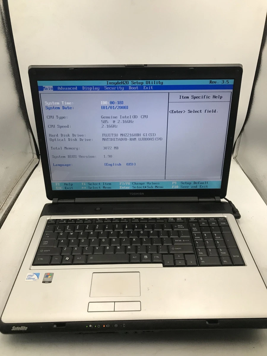 Toshiba Satellite Pro 4270 No Ram/ No Hdd/ No Adapter/ Pour Pieces Pas Toshiba Satellite Pro 4270 No Ram/ No Hdd/ No Adapter/ Pour Pieces Pas
