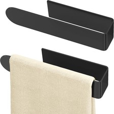 Hand Towel Holder, Self Adhesive Towel Racks for Bathroom Wall Mounted, 8 Inch S