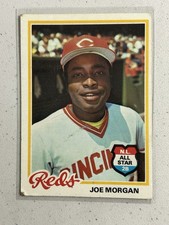 1978 Topps Baseball Card #300 - Joe Morgan AS - Cincinnati Reds