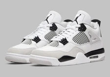 Jordan 4 Retro Military Black White Women's NEW All Size US 5.5-11