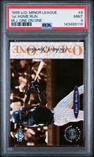 1995 Upper Deck Minor League Michael Jordan One on One 8 1st Home Run PSA 9