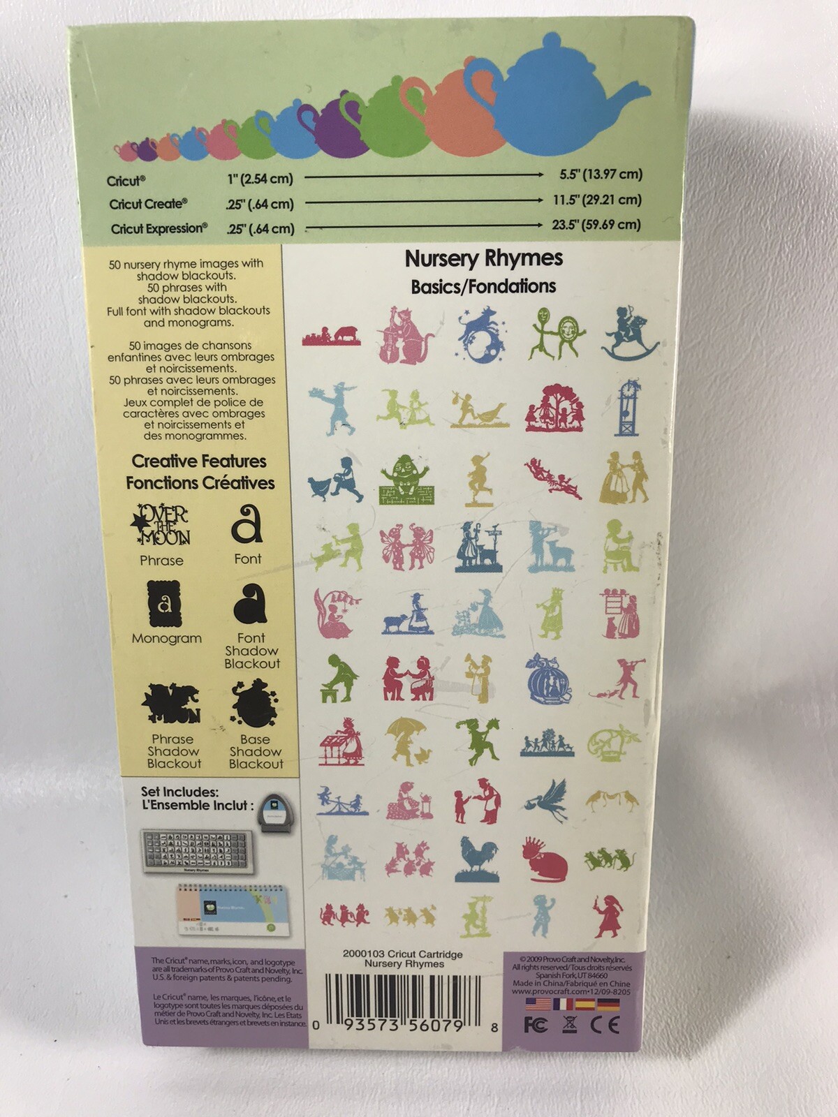 Cricut Shapes Cartridge Nursery Rhymes Preowned Not Sure If Linked eBay