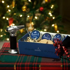 Simply Smoked Cocktail Smoker Kit-Premium Torch,Natural Smoker chips
