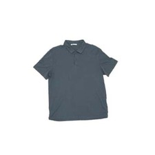 Short sleeve cotton knit polo shirt