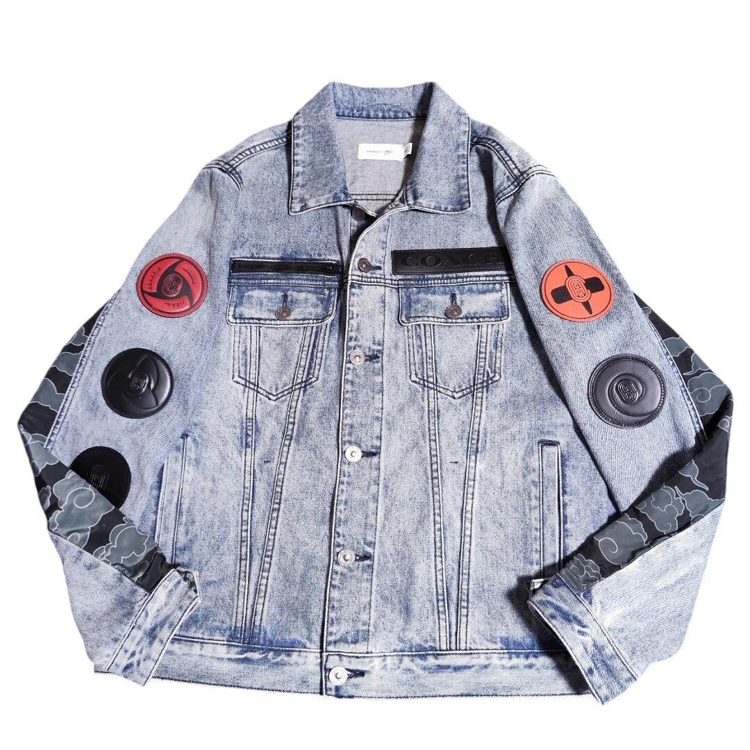COACH X NARUTO Naruto Coach denim jacket Michael B. Jordan RARE