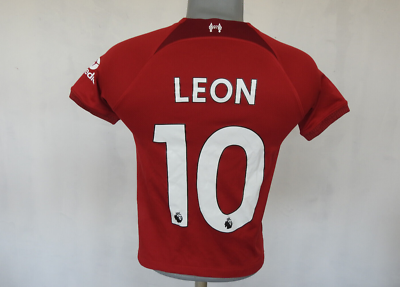 Liverpool FC 2022 Home Jersey Nike Red Shirt Size Boys M Football
