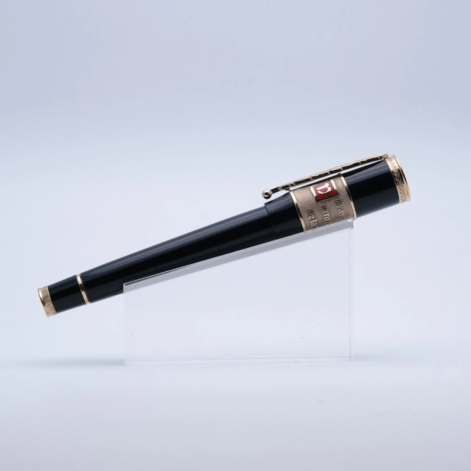 Caneta-tinteiro Omas - Dante Alighieri 003/575 - FP NOVA NA CAIXA M 18K - Imagem 2 de 4