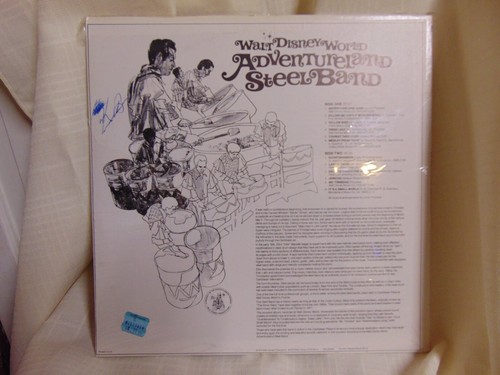 WALT DISNEY WORLD ADVENTURELAND STEEL BAND LP SEALED SIGNED - Picture 3 of 3