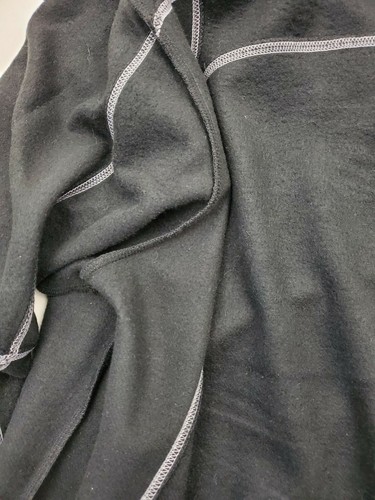 Men's Large Clique Golf Club Black  1/4 Zip Softshell Pullover Jacket - Afbeelding 10 van 12