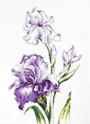 Irises Cross Stitch Kit by Luca-S