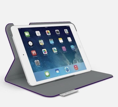 BRAND NEW Logitech Folio Protective case for iPad mini Strong, Thin. PURPLE - Picture 2 of 5