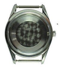 Orig NOS Universal Geneva POLEROUTER ELECTRIC 860100/01 cassa orologio da polso, corona