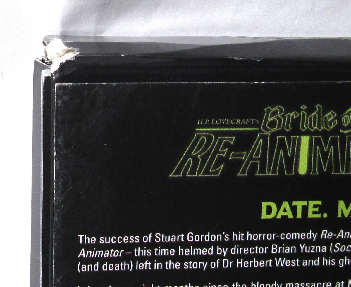 BRIDE OF RE-ANIMATOR (Blu-ray + DVD, 3-Disc Set) By Brian Yuzna 