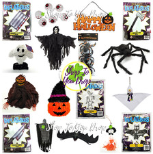 HALLOWEEN DECORATIONS Ghost Pumpkin Skull Spider Reaper Tinsel Inflatable Bat ??