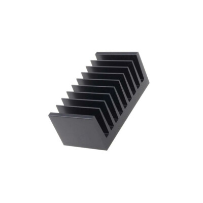 SK 178 75 SA Radiator: geprägt schwarz L: 75mm W: 34,5mm H: 16,5mm 5K/W
