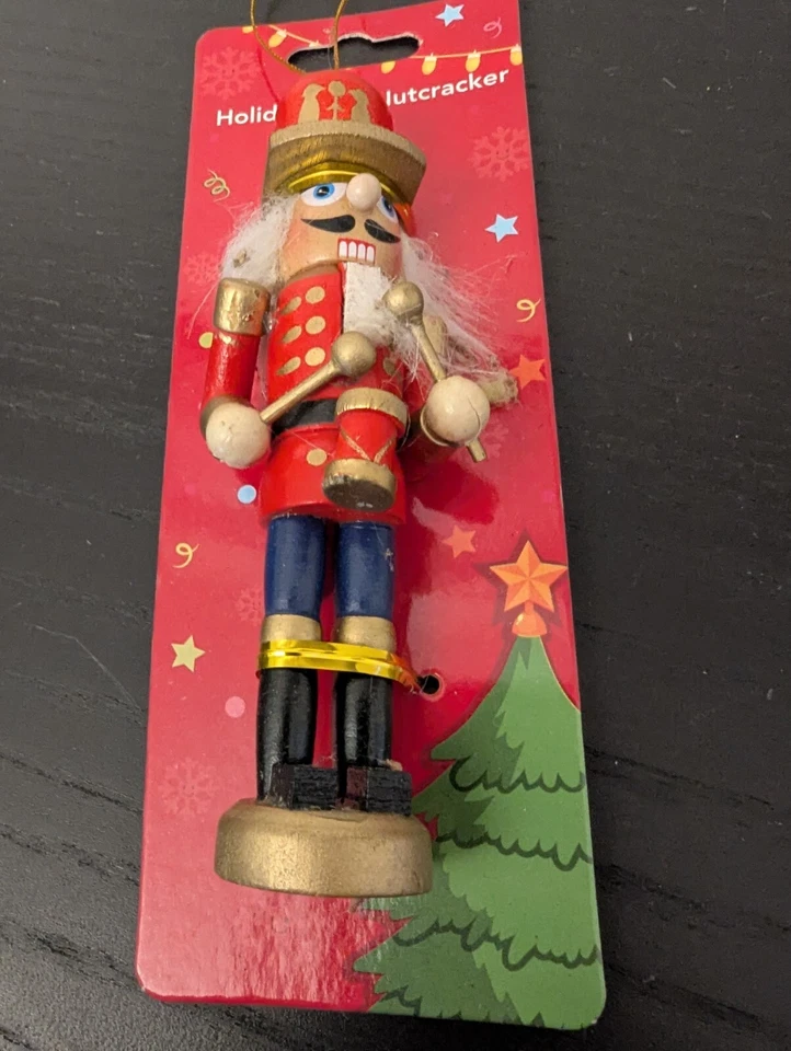 Creative Home Wooden Nut Crackers 5" Tall NEW Ornament - Not a Toy! - Image 3 of 4