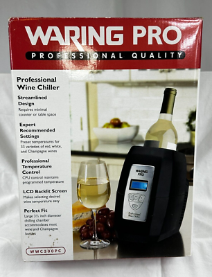 NEW Vintage Waring Pro Professional Wine/Champagne Chiller NEW Vintage Waring Pro Professional Wine/Champagne Chiller