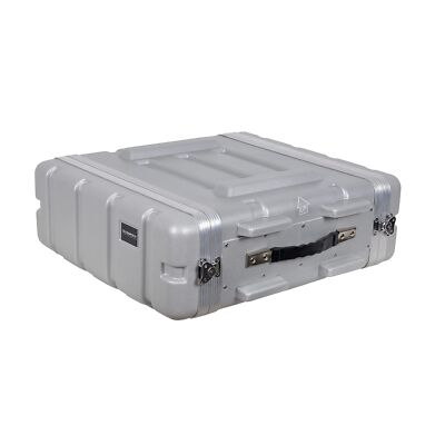 Crossrock Stackable Rack Case, Strong Molded with Heavy Duty Hardware, 19.25 ...