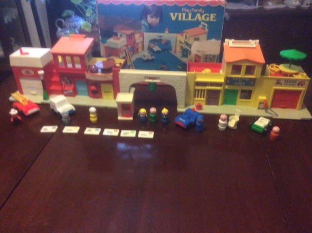fisher price village 1973