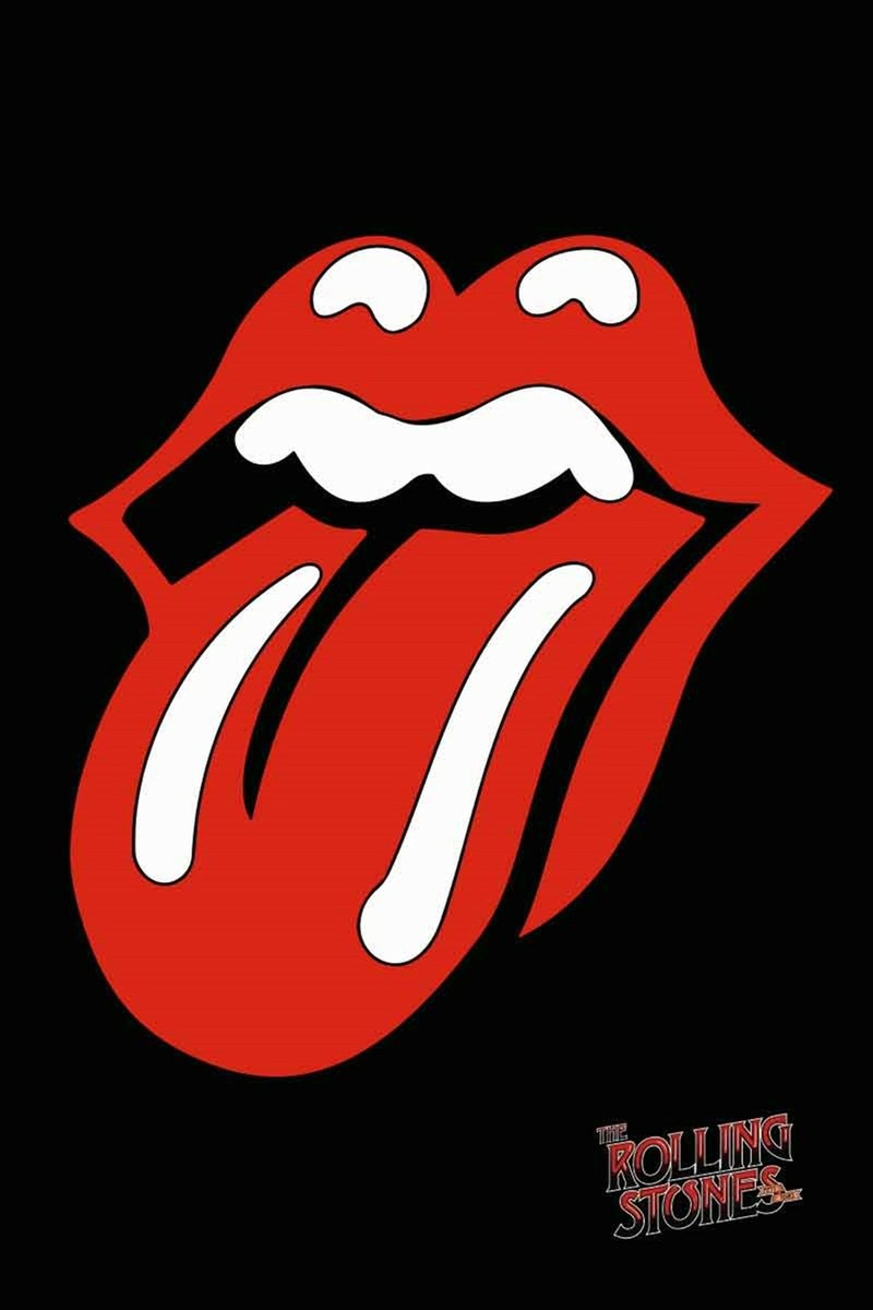 The Rolling Stones Tongue 50 Year Anniversary 36x24 Music Poster