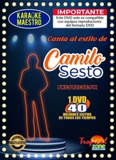 Karaoke Camilo Sesto DVD 40 Best Songs Ever