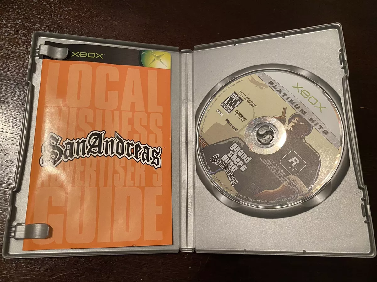 Grand Theft Auto San Andreas PS2 (Platinum) PAL *No Manual or Map*