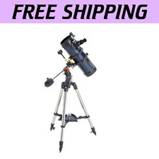 Powerful AstroMaster Reflector Telescope with Adjustable Tripod  Finderscope