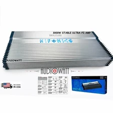 HIFONICS BXX3000.1D BRUTUS 3000W 1-OHM STABLE ULTRA-FI MOSFET 1-CH AMP CLASS D