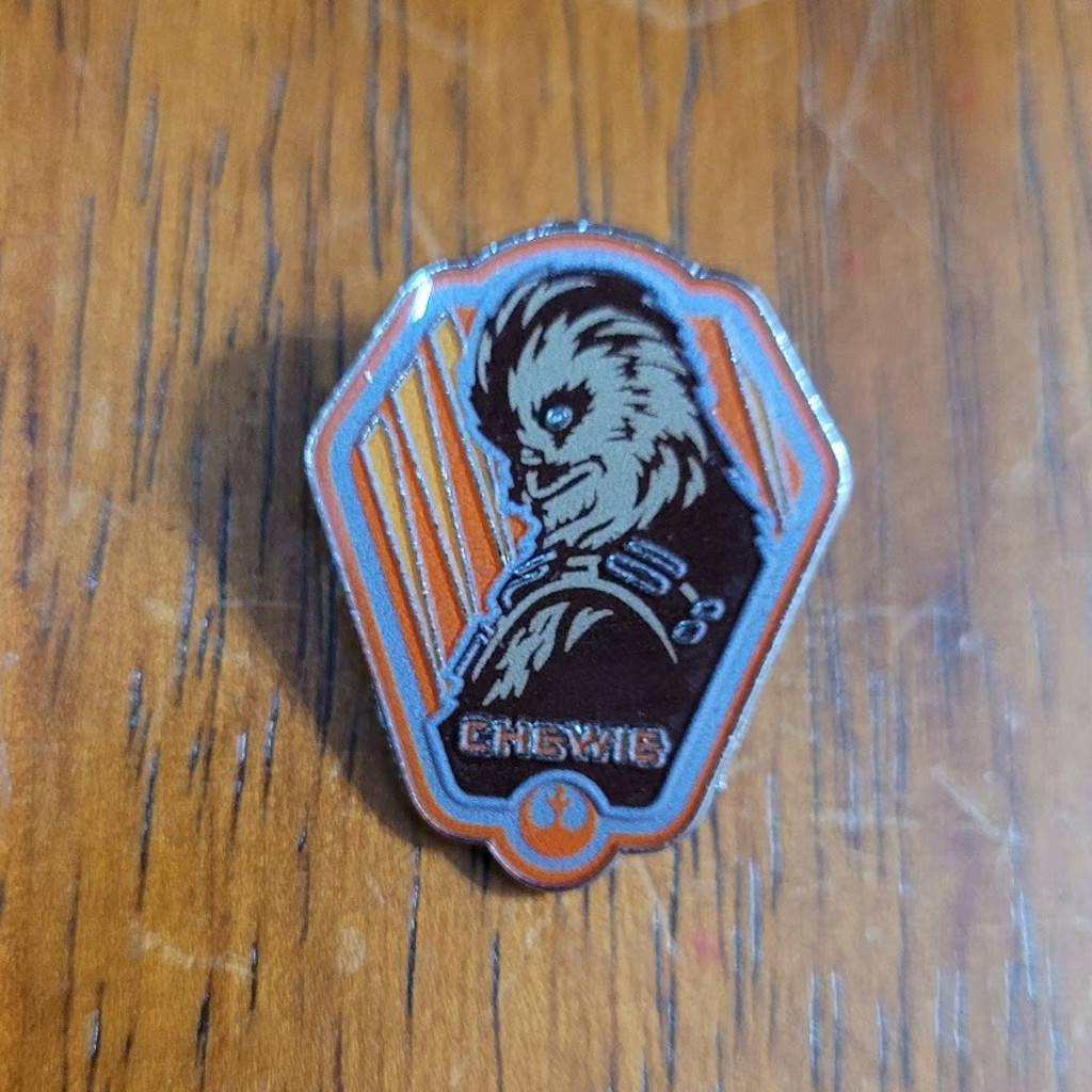 Disney Trading Pin Chewie Chewbacca Wookie The Force Awakens Booster Star Wars