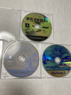 Metal Gear Solid3 & Star Ocean & Tails of Destiny  PlayStation2 PS2 MYSC-J Japan