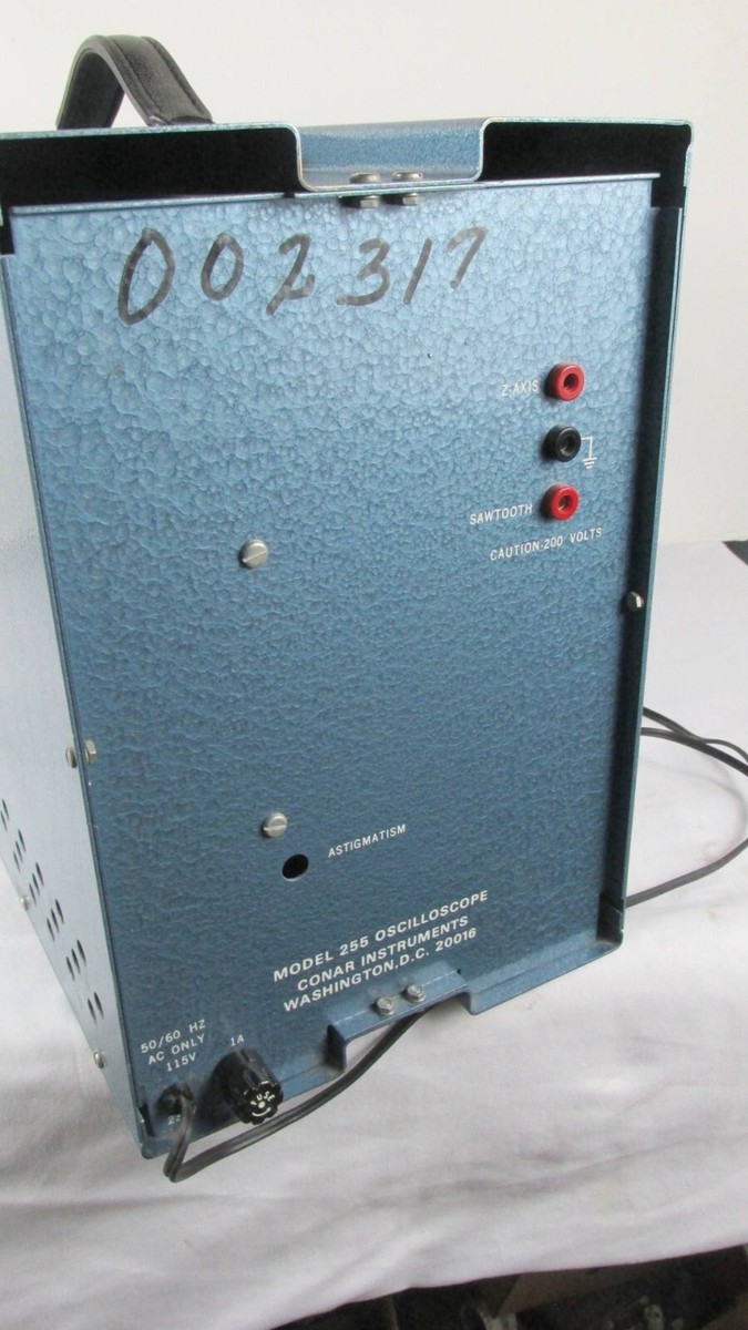 Vintage CONAR Model 255 Solid State Oscilloscope as is for