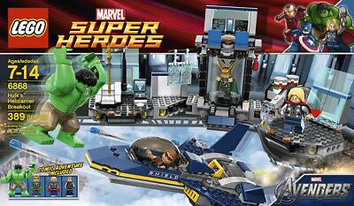 LEGO 6868 Marvel Super Heroes THE AVENGERS Hulk Helicarrier