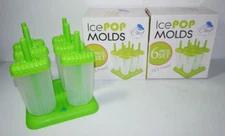 Chuzy Chef Set of 12 Ice Pop Molds Fill & Freeze Popsicles