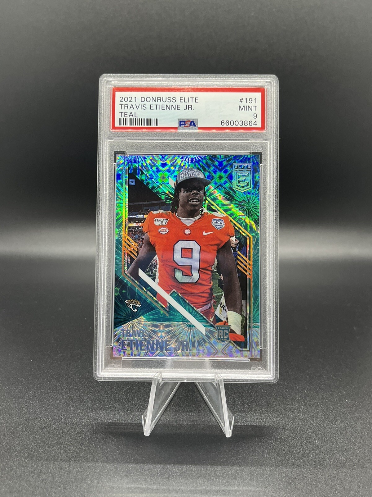 Travis Etienne Panini Donruss Elite #191 Teal
