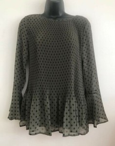 wallis polka dot top