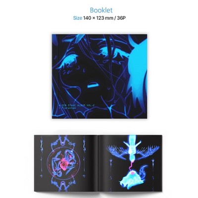 Alien Stage Official Album VOL.1 + VOL.2 Soundtrack CD Postcards