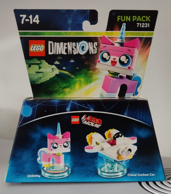 Lego Dimensions Lego Movie Unikitty Cloud Cuckoo Car 57 Pcs Fun Pack 71231
