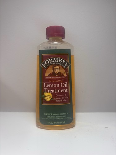 Formby's Penetrating Lemon Oil Treatment 90% Full 8 oz Opened