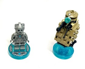 LEGO DIMENSIONS DOCTOR WHO~71238 FUN PACK CYBERMAN & DALEK~COMPLETE NICE