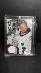 Authentic Piece Of Niel Armstrong's Hair Card