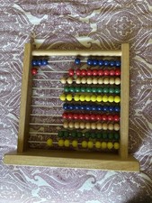 Melissa & Doug Wooden Abacus Counting Frame w...