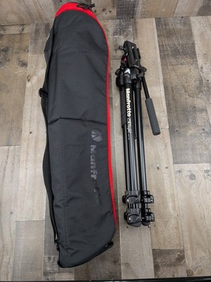 Manfrotto 290 Light Tripod & Bag w/ Befree Live Fluid Video Head Kit MVH400AHUS