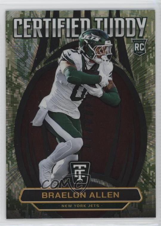 Braelon Allen Panini Totally Certified Certified Tuddy #9 Mirror Platinum Camo