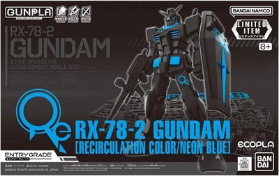 Bandai Entry Grade RX-78-2 Gundam 1/144 Recirculation Color Neon