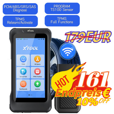 2026 XTOOL TP300 OBD2-Diagnosegerät mit TPMS-Programmierfunktion
