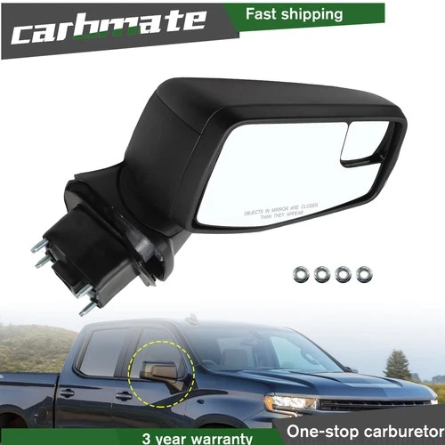 Man Fold Passenger Right Side Mirror Power Heat for 19to24 Chevrolet Silverado