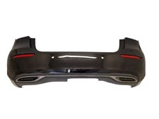 Stoßstange hinten Heckstoßstange 696 Nachtschwarz passt für MERCEDES-BENZ