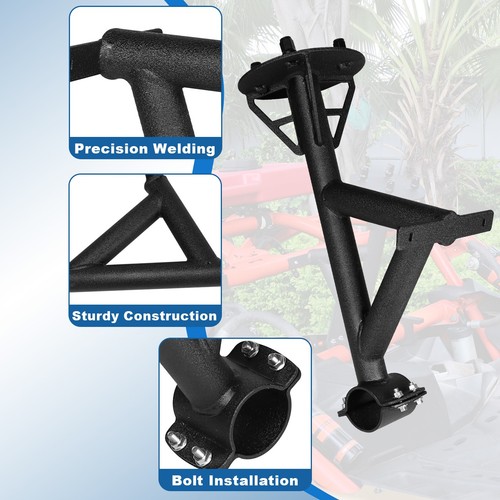 Holds Up to 32in Spare Tire Carrier Mount Rack For CanAm Maverick X3 2017-2024 - Picture 3 of 9