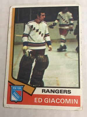 1974-75 Topps - Ed Giacomin #160 (HOF)
